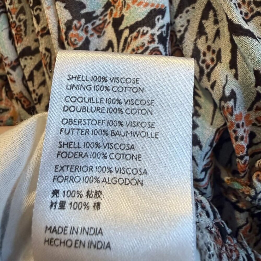 Anthropologie Printed Ruffle Blouse - Picture 8 of 8